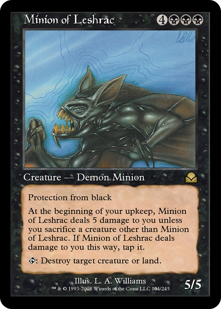 Minion of Leshrac (ME2-104) - Masters Edition II Foil