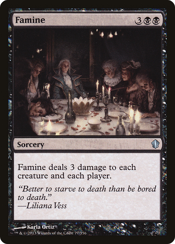 Famine (C13-077) - Commander 2013