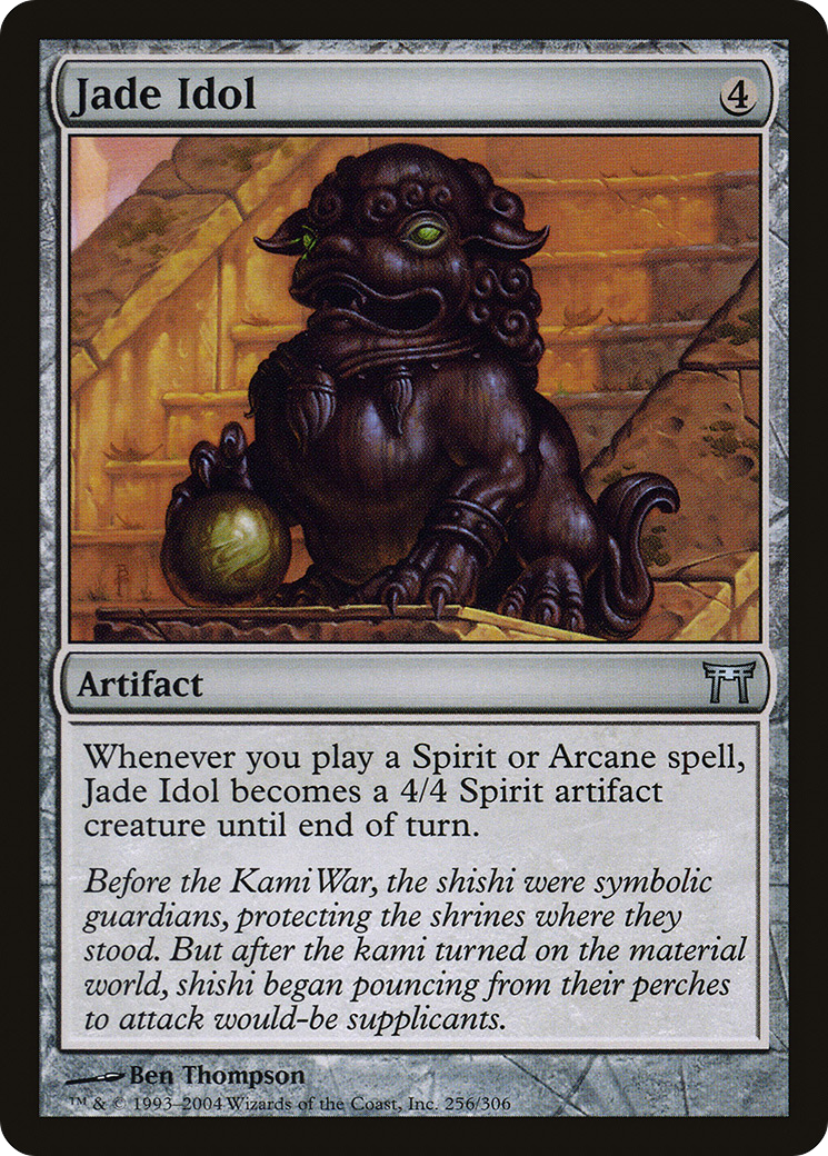 Jade Idol (CHK-256) - Champions of Kamigawa