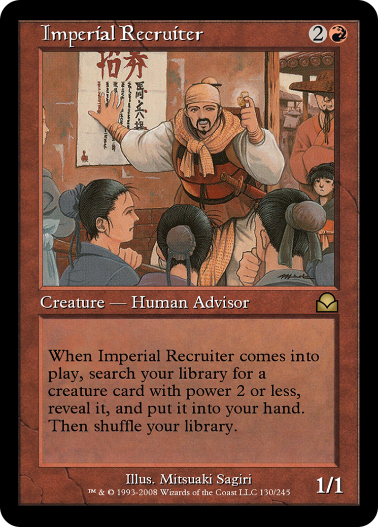 Imperial Recruiter (ME2-130) - Masters Edition II Foil