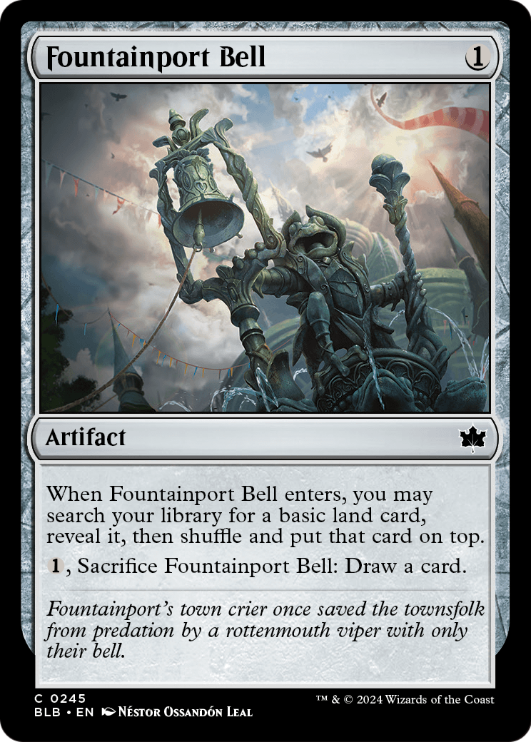 Fountainport Bell (BLB-245) - Bloomburrow Foil