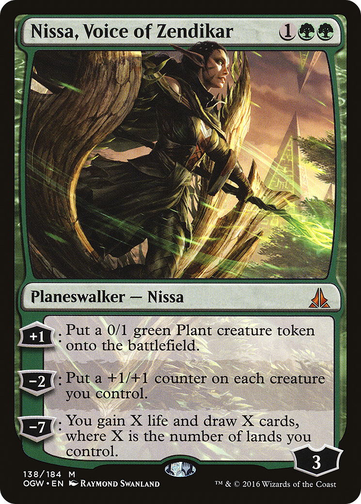 Nissa, Voice of Zendikar (OGW-138) - Oath of the Gatewatch Foil