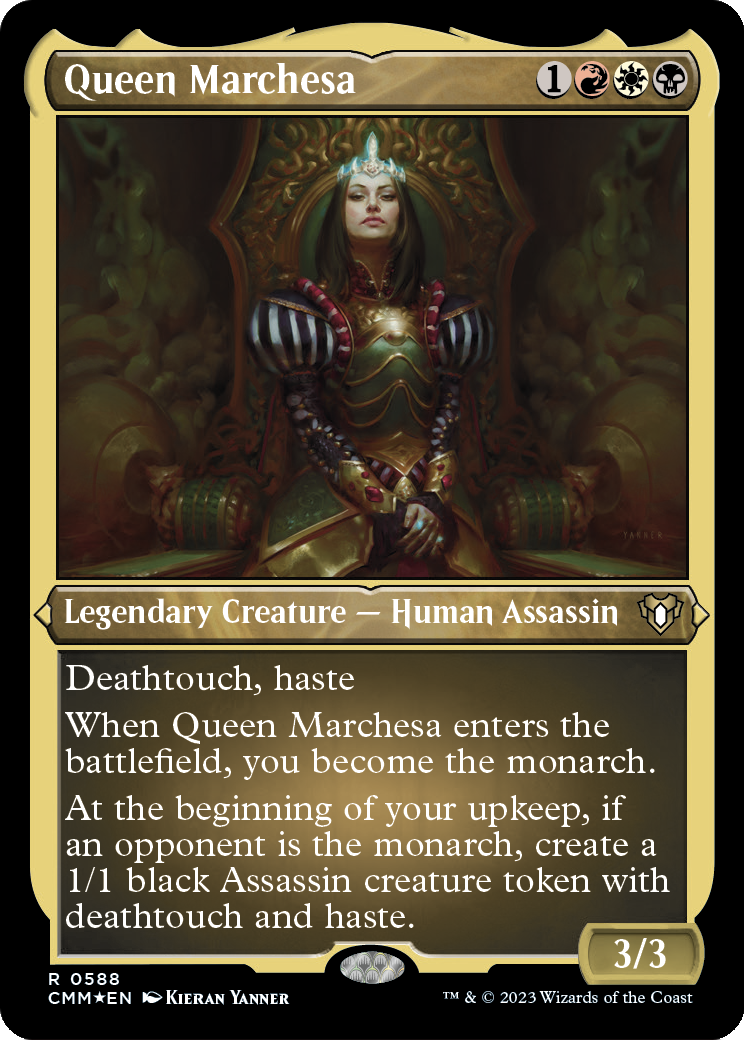 Queen Marchesa (Foil Etched) (CMM-588) - Commander Masters Foil