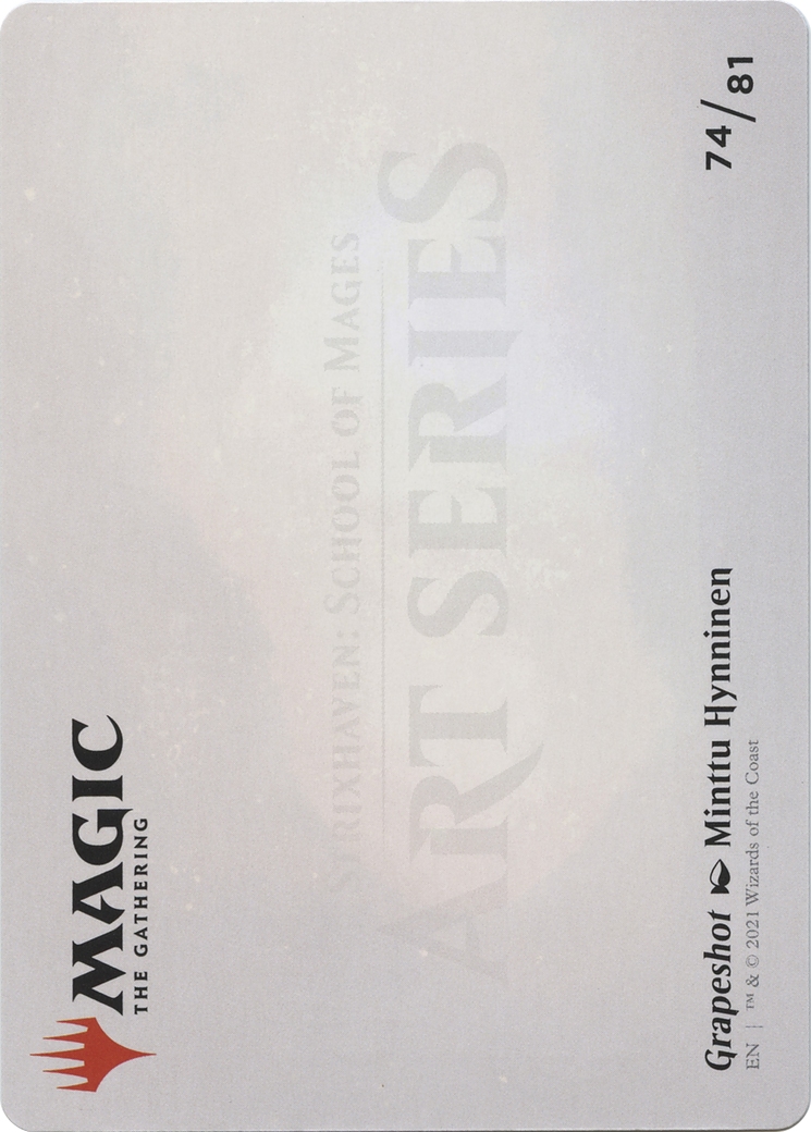 Grapeshot // Grapeshot (ASTX-074) - Strixhaven Art Series (Borderless) Foil