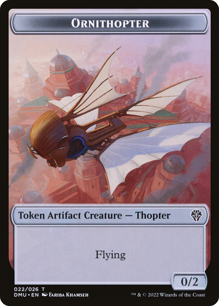 Ornithopter Token (DMU-022) - Dominaria United Tokens Foil