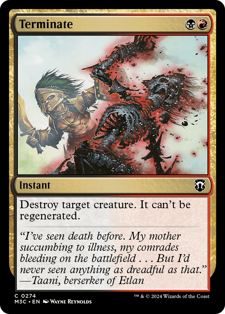 Terminate (M3C-274) - Modern Horizons 3 Commander