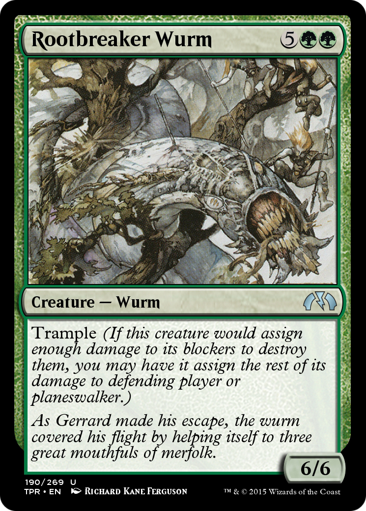 Rootbreaker Wurm (TPR-190) - Tempest Remastered Foil