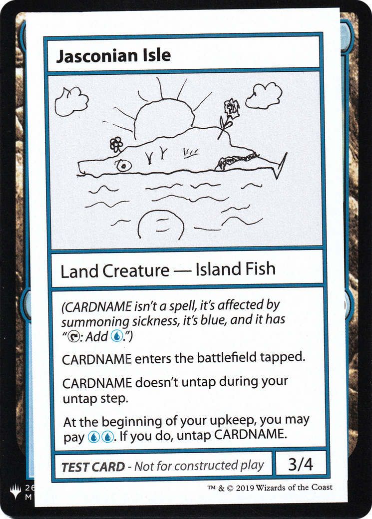 Jasconian Isle (CMB1-117) - Mystery Booster Playtest Cards 2019