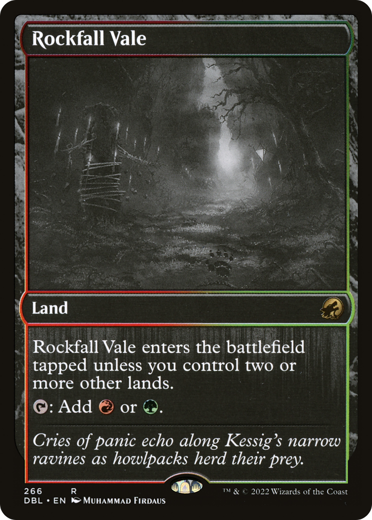 Rockfall Vale (DBL-266) - Innistrad: Double Feature Foil