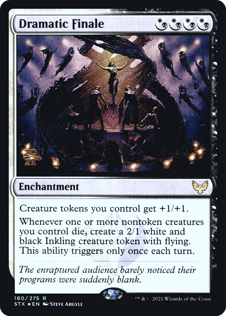 Dramatic Finale (PRE-180S) - Strixhaven: School of Mages Promos Foil