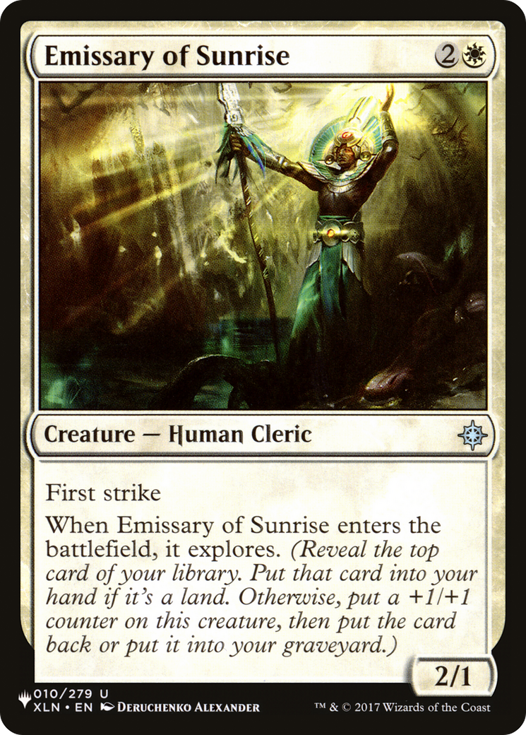 Emissary of Sunrise (LIST-XLN-10) - The List