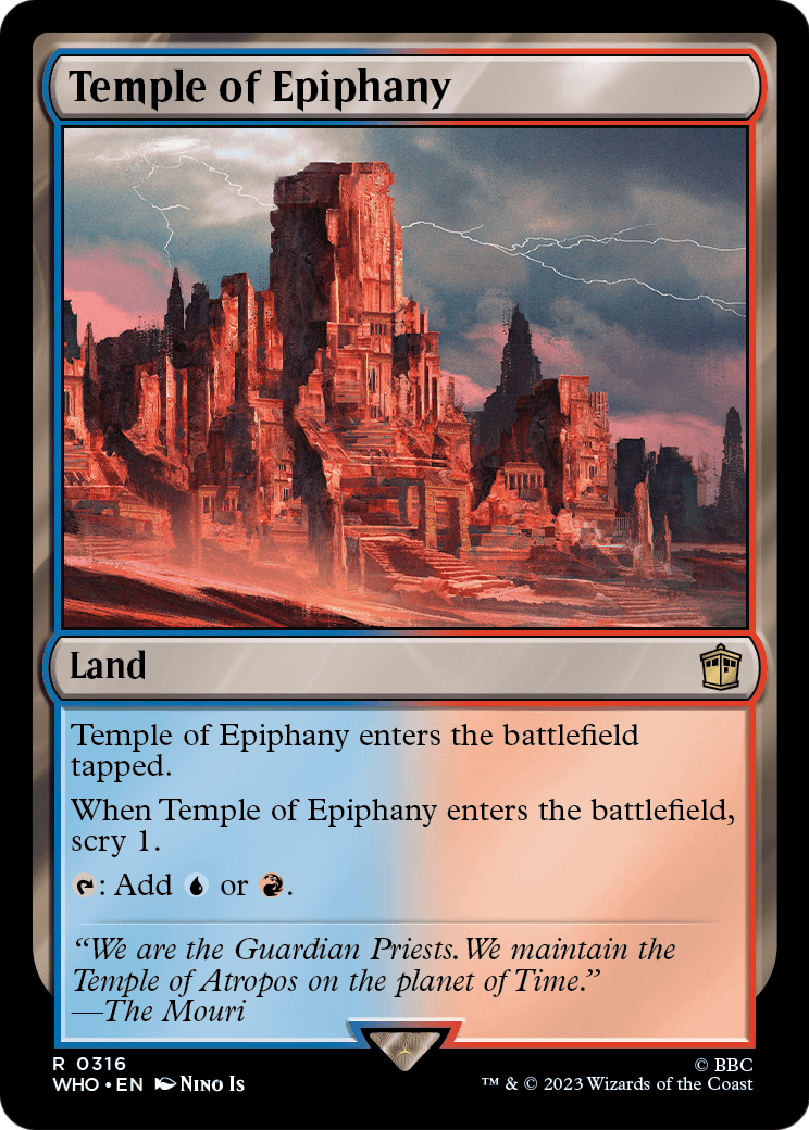 Temple of Epiphany (WHO-316) - Doctor Who Foil