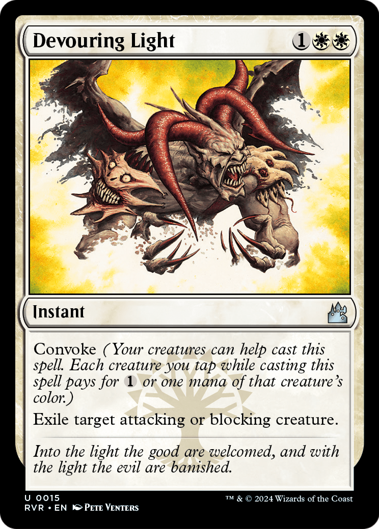 Devouring Light (RVR-015) - Ravnica Remastered Foil