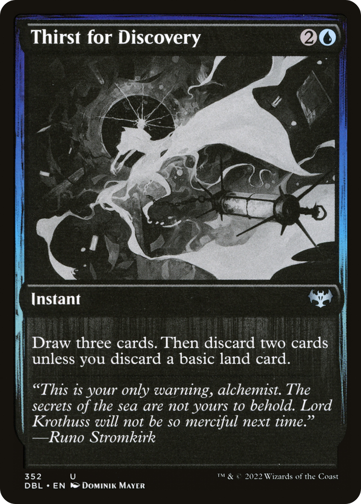 Thirst for Discovery (DBL-352) - Innistrad: Double Feature