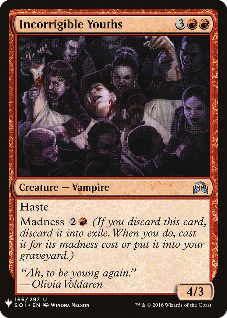 Incorrigible Youths (LIST-SOI-166) - The List