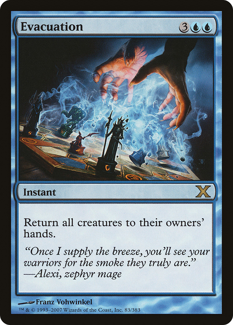 Evacuation (10E-083) - Tenth Edition Foil