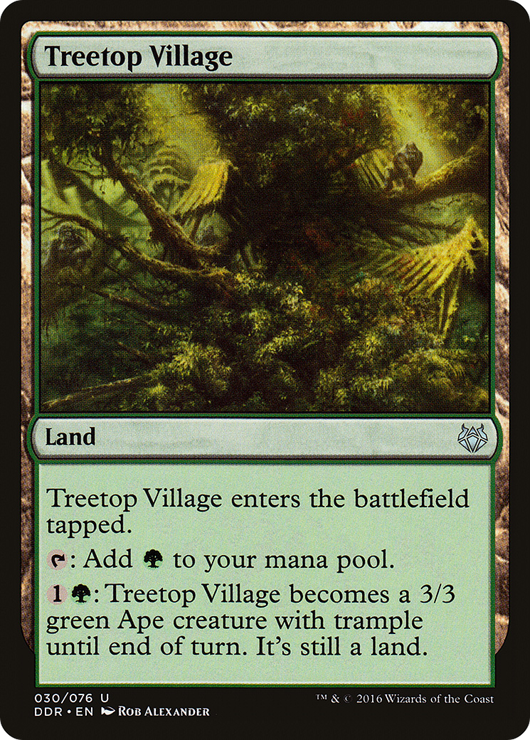 Treetop Village (DDR-030) - Duel Decks: Nissa vs. Ob Nixilis