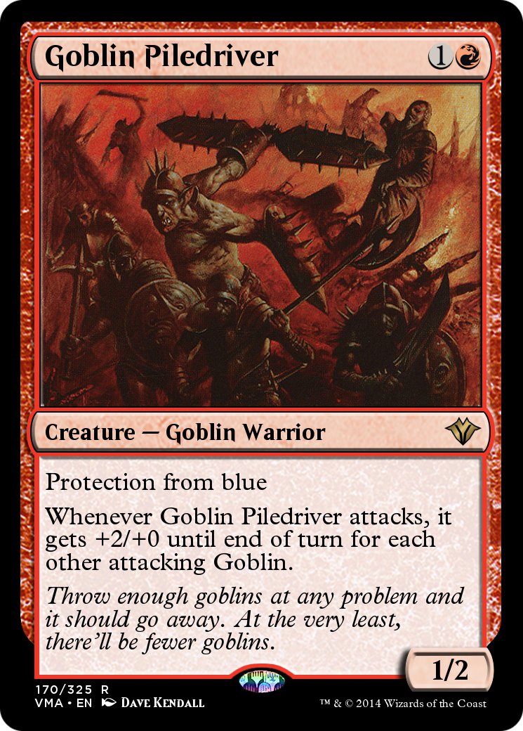 Goblin Piledriver (VMA-170) - Vintage Masters Foil