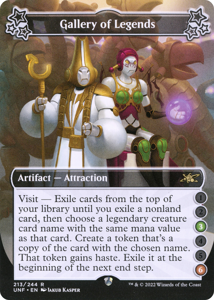 Gallery of Legends (3-6) (UNF-213) - Unfinity Foil