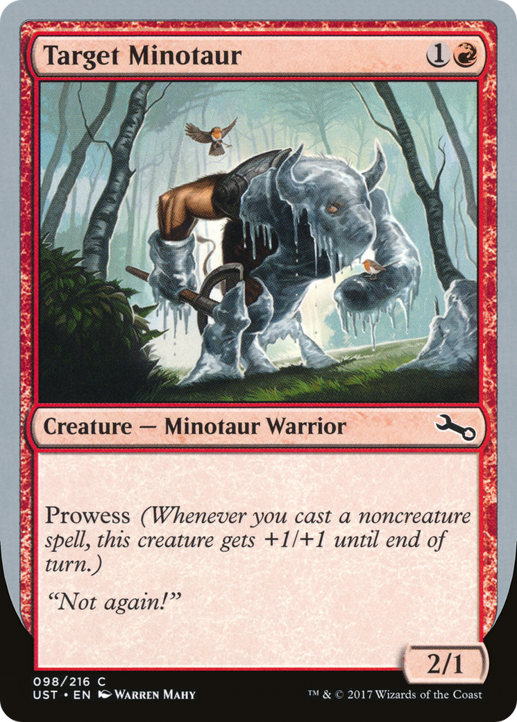 Target Minotaur (A) (UST-98A) - Unstable