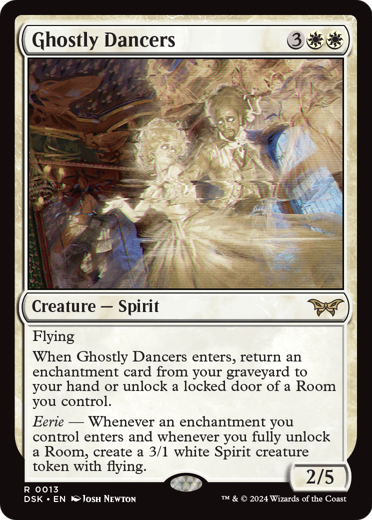 Ghostly Dancers (DSK-013) - Duskmourn: House of Horror Foil