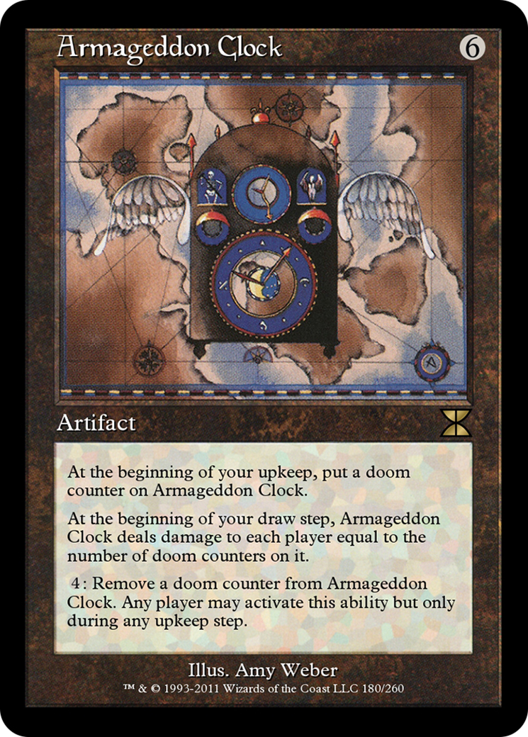 Armageddon Clock (ME4-180) - Masters Edition IV Foil