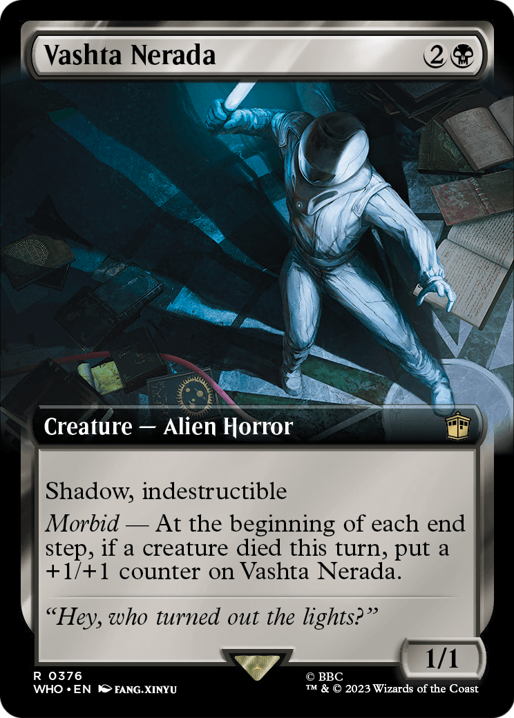 Vashta Nerada (Extended Art) (WHO-376) - Doctor Who: (Extended Art)