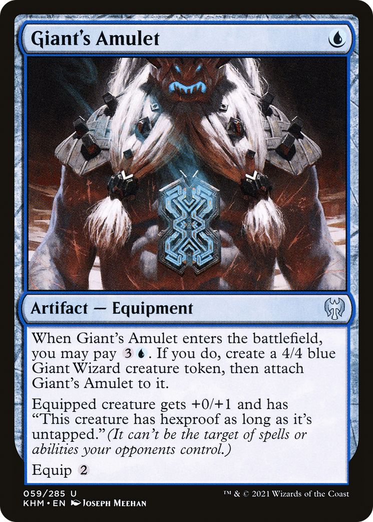 Giant's Amulet (KHM-059) - Kaldheim