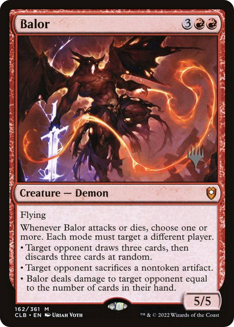Balor (PPLCI-162) - Battle for Baldur's Gate Promos: (stamped, promo)