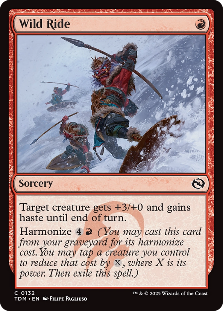 Wild Ride (TDM-132) - Tarkir: Dragonstorm