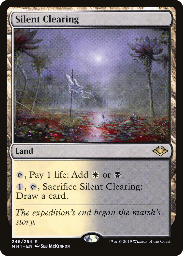 Silent Clearing (MH1-246) - Modern Horizons Foil