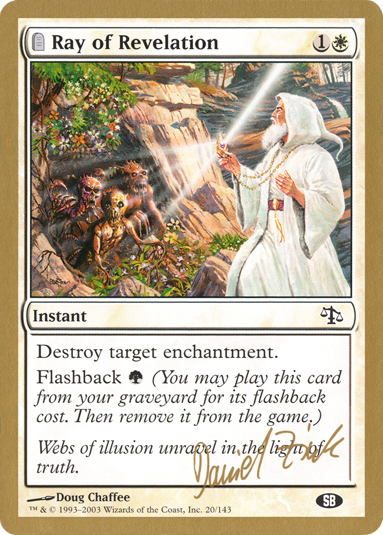 Ray of Revelation - 2003 Daniel Zink (JUD) (SB) (WCD-) - World Championship Decks 2003: (tombstone)