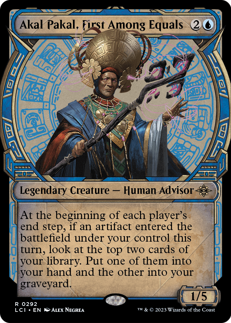 Akal Pakal, First Among Equals (Showcase) (LCI-292) - The Lost Caverns of Ixalan: (Showcase)