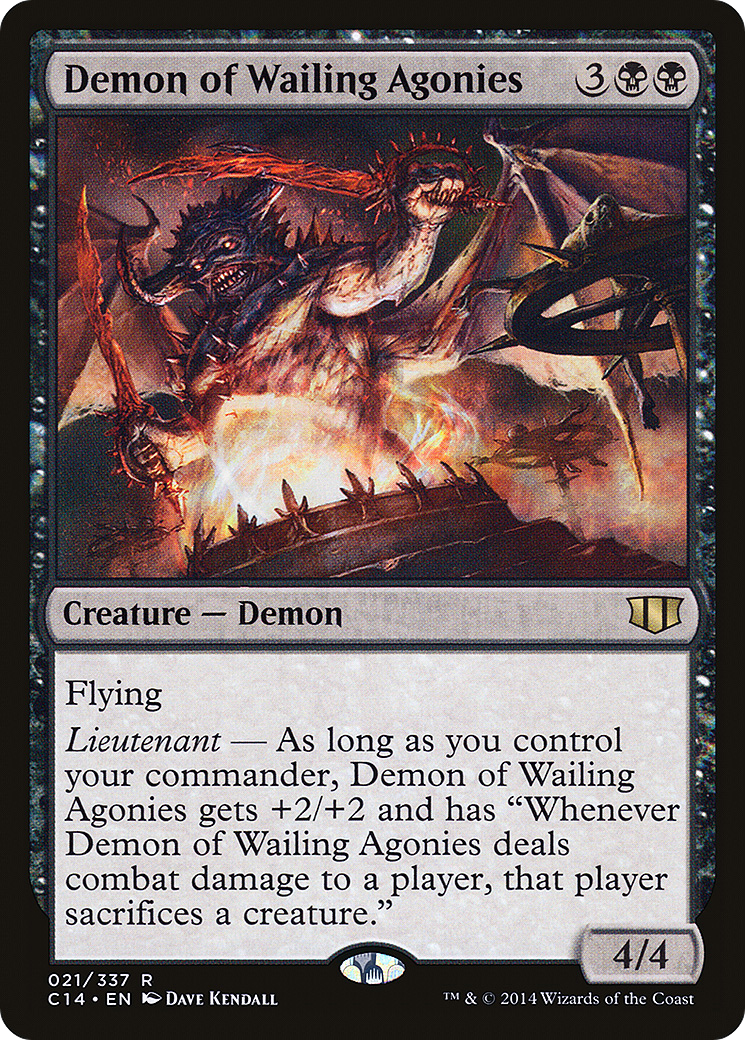 Demon of Wailing Agonies (C14-021) - Commander 2014