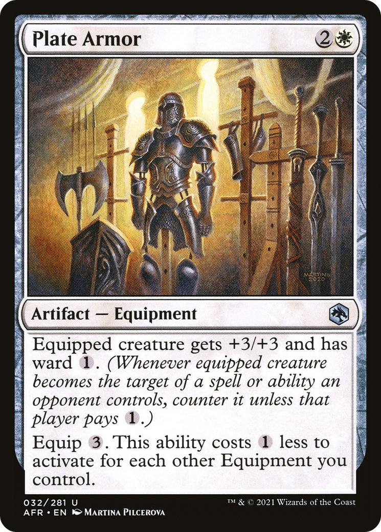 Plate Armor (AFR-032) - Adventures in the Forgotten Realms Foil