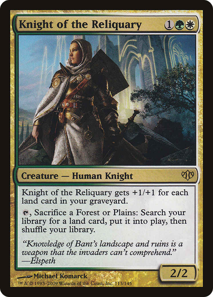 Knight of the Reliquary (CON-113) - Conflux Foil