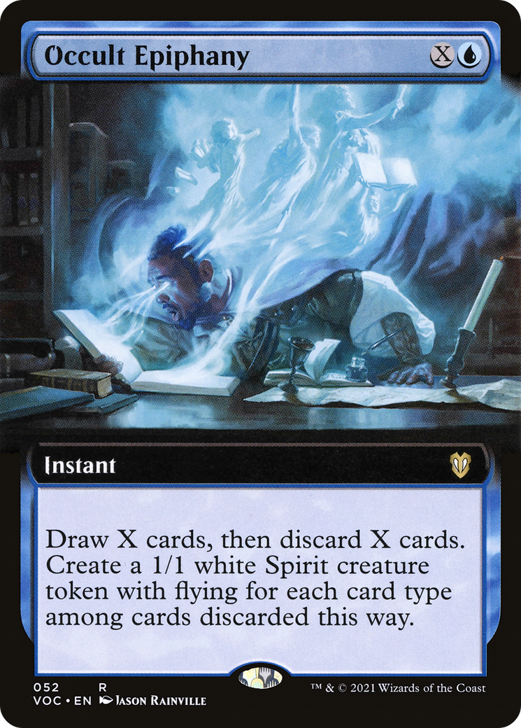 Occult Epiphany (Extended Art) (VOC-052) - Crimson Vow Commander: (Extended Art)