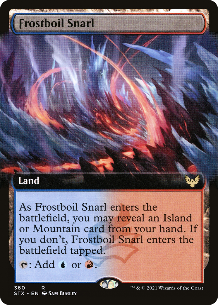 Frostboil Snarl (Extended Art) (STX-360) - Strixhaven: School of Mages: (Extended Art) Foil