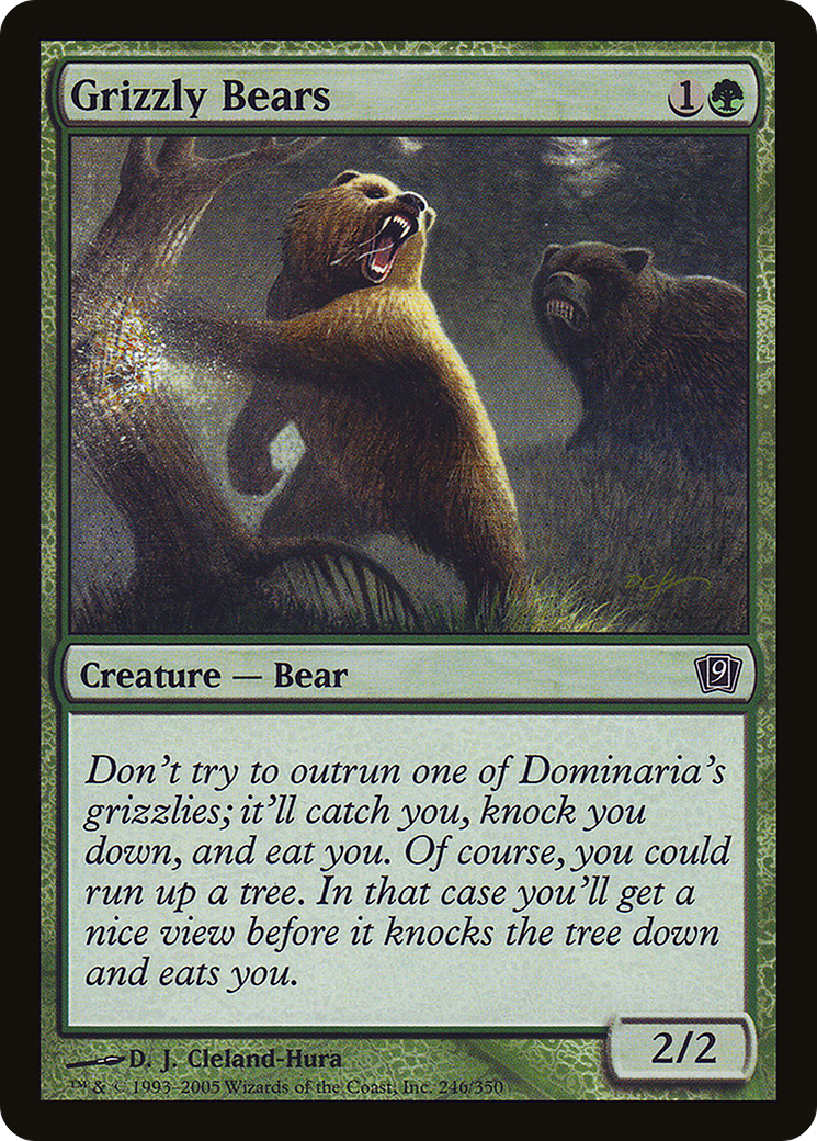 Grizzly Bears (9ED-246) - 9th Edition