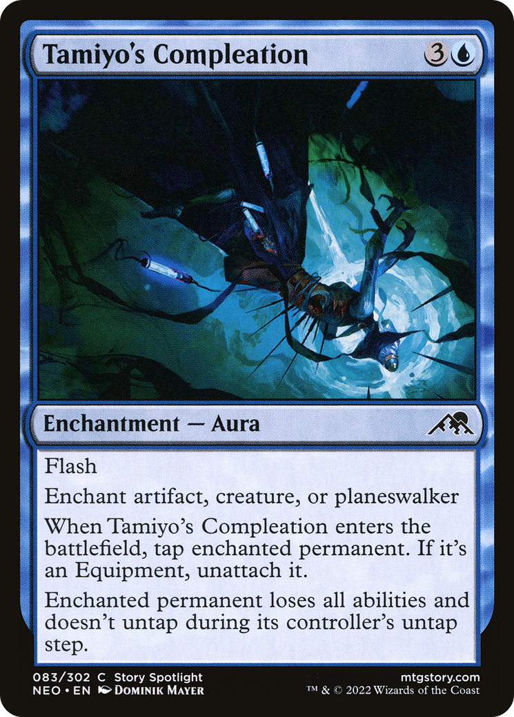 Tamiyo's Compleation (NEO-083) - Kamigawa: Neon Dynasty Foil
