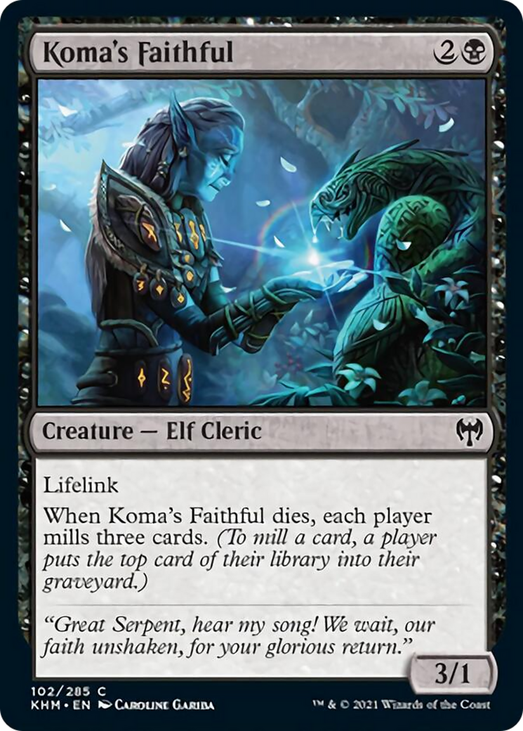 Koma's Faithful (KHM-102) - Kaldheim Foil
