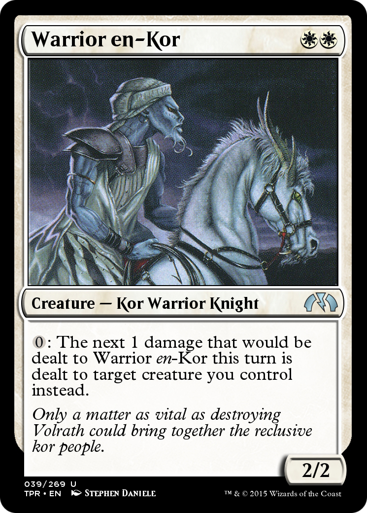 Warrior en-Kor (TPR-039) - Tempest Remastered Foil
