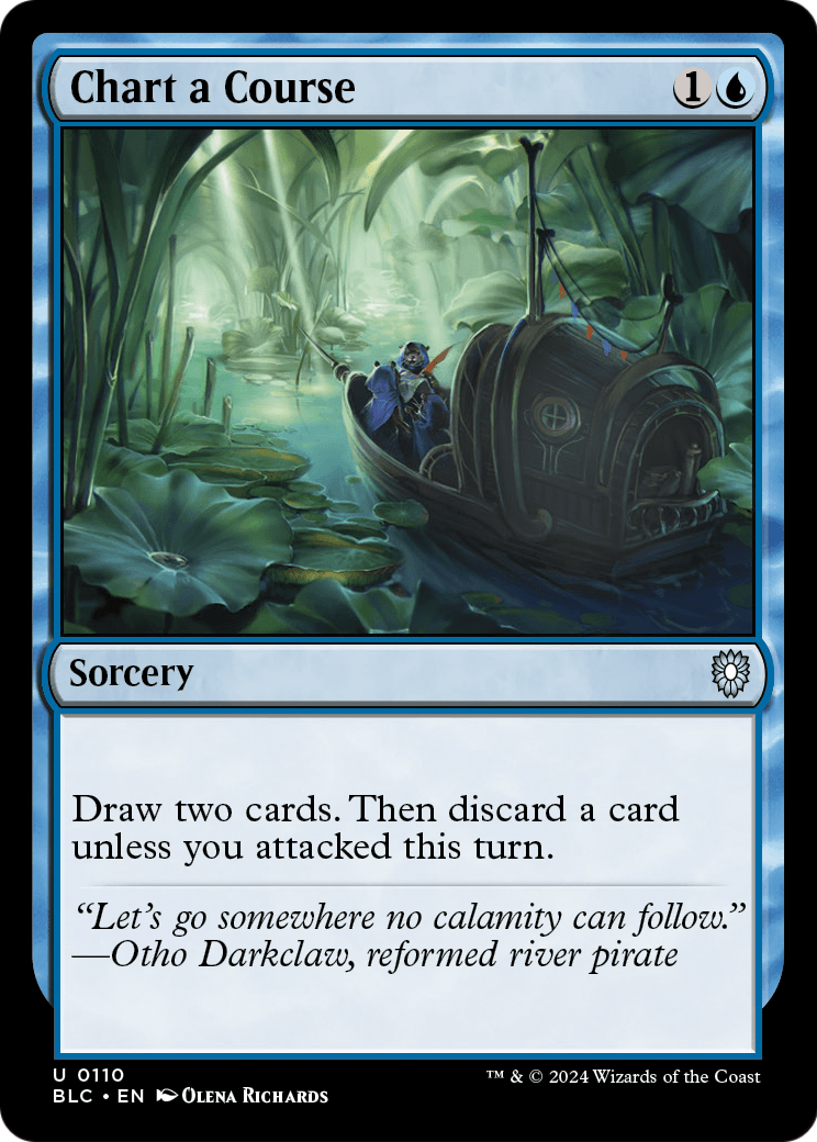 Chart a Course (BLC-110) - Bloomburrow Commander