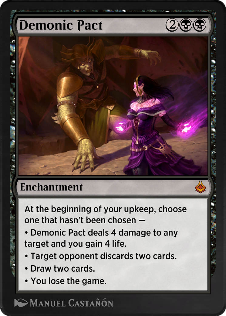 Demonic Pact (AKR-099) - Amonkhet Remastered