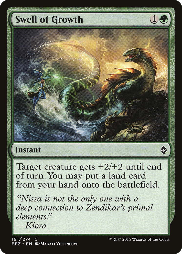 Swell of Growth (BFZ-191) - Battle for Zendikar Foil