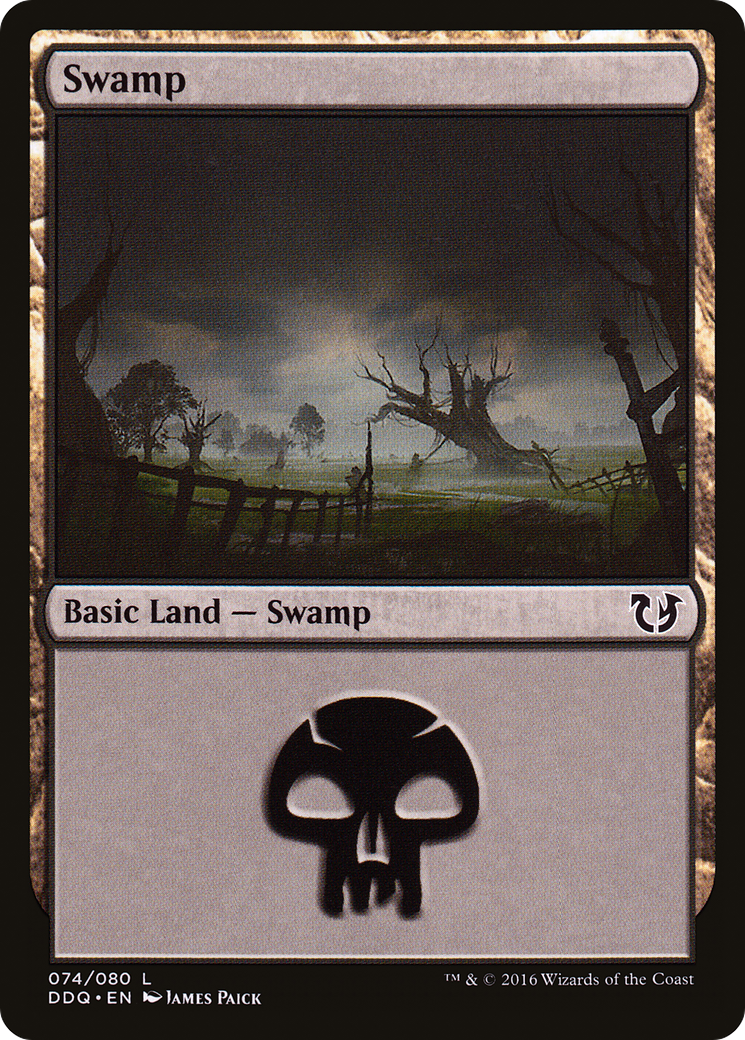 Swamp (074) (DDQ-074) - Duel Decks: Blessed vs. Cursed