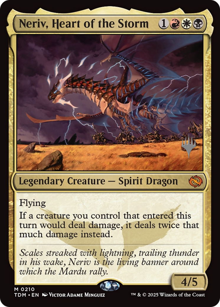 Neriv, Heart of the Storm (PPTDM-210) - Promo Pack: Tarkir: Dragonstorm