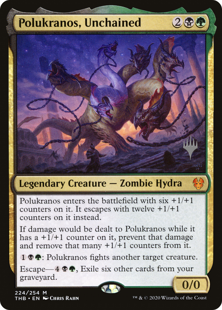 Polukranos, Unchained (PPTHB-224) - Theros Beyond Death Promos Foil