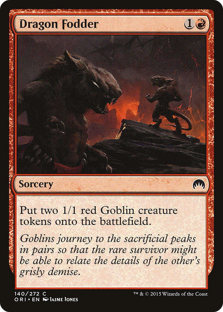Dragon Fodder (ORI-140) - Magic Origins Foil
