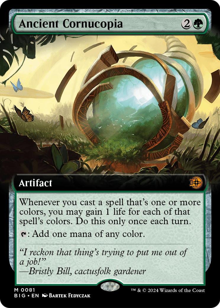 Ancient Cornucopia (Extended Art) (BIG-081) - The Big Score: (Extended Art) Foil